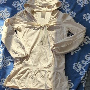 Athleta Cream Knit Top